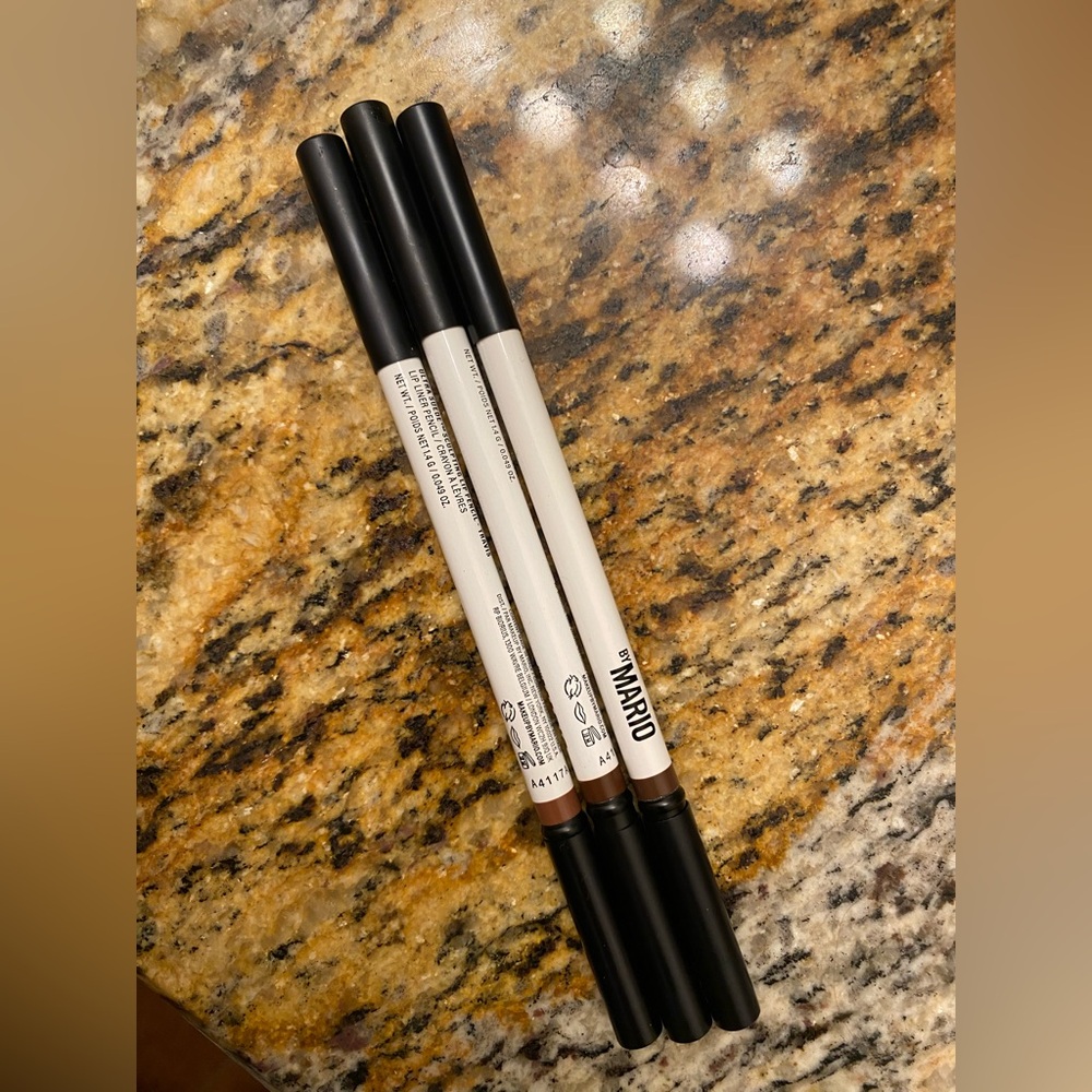 Bundle of 3 Makeup By Mario Lip Liners brown shades Brand New